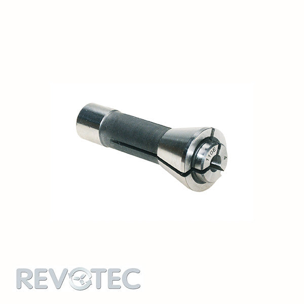 REVOTEC 110E F10 Druckspannzange rund, Dead-length collet round, Pince de serrage rond, Pinza di chiusura tonda, Pinza de presión Tipo 100 redondo, Tulej Tulejka zaciskowa DIN6343 Okrągły