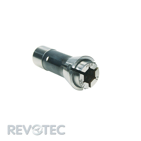 REVOTEC 138E F20 Druckspannzange Sechskant, Dead-length collet hexagon, Pince de serrage six-pans, Pinza di chiusura esagonale, Pinza de presión Tipo 100 hexagonal, Tulej Tulejka zaciskowa DIN6343 Sześciokąt
