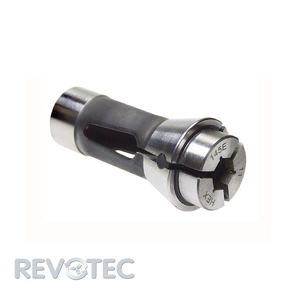 REVOTEC 145E F25 Druckspannzange Sechskant, Dead-length collet hexagon, Pince de serrage six-pans, Pinza di chiusura esagonale, Pinza de presión Tipo 100 hexagonal, Tulej Tulejka zaciskowa DIN6343 Sześciokąt