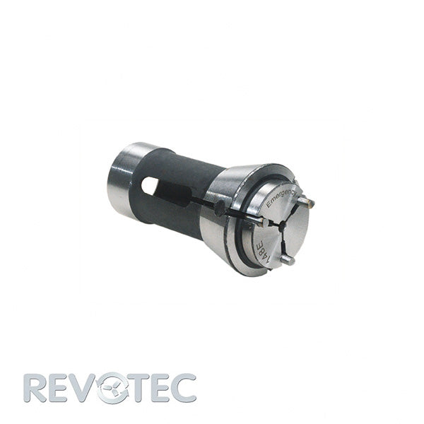 REVOTEC 148E F28 Notfall-Druckspannzange, emergency dead-length collet, Pince de dépannage type F, pinza tipo F di emergenza, Pinza de presión tipo 100 di emergenzia, Tuleja zaciskowa DIN 6343 SOFT (rezerwowe)