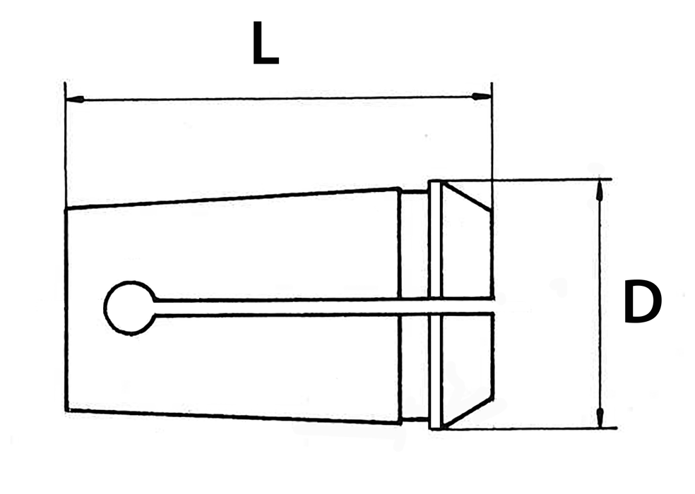 OZ16A (410E), einfach geschlitzt