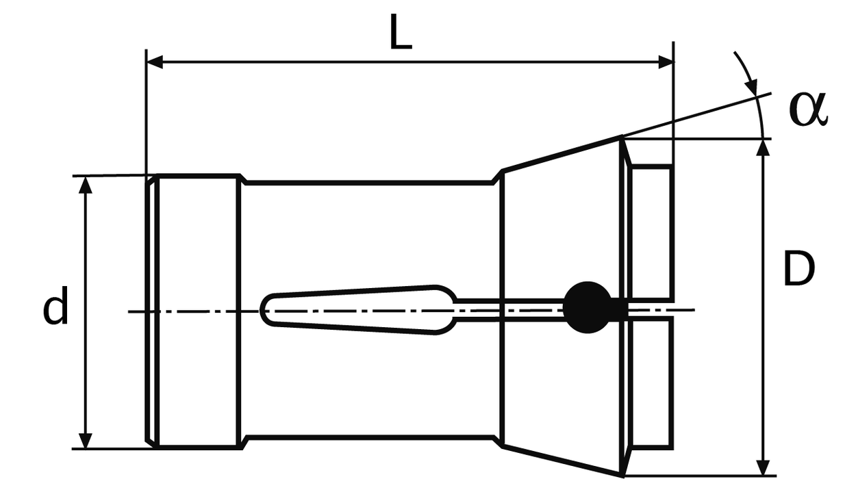 Druckspannzange 138E (F20) rund